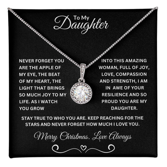 To My Daughter | Never Forget Eternal Hope Necklace