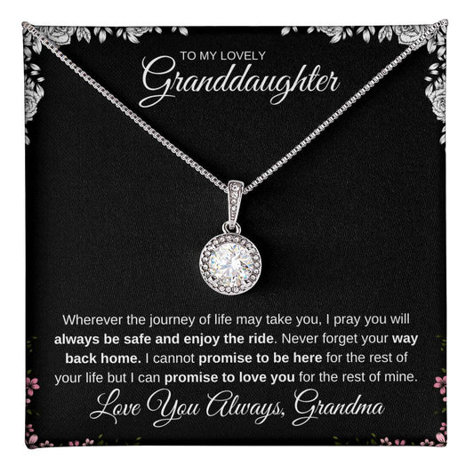 To My Lovely Granddaughter |  Eternal Hope Necklace | Birthday Gift