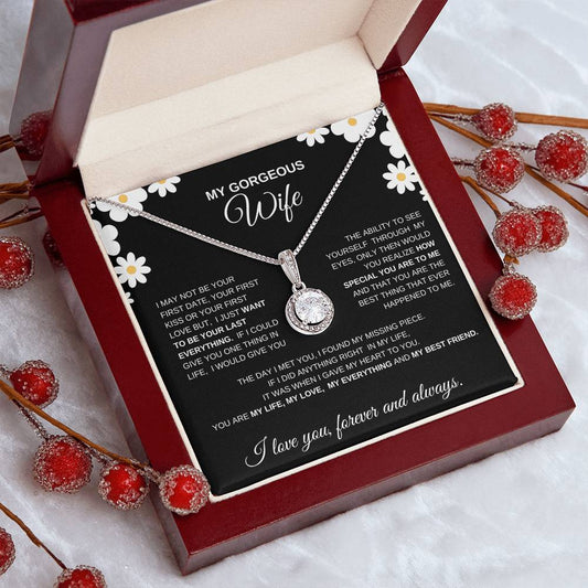 To My Gorgeous Wife Necklace | Eternal Hope Necklace | Wife Gift | Birthday Gift