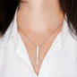 Personalized 4-Sided Bar Necklace | Custom Engraved Name, Date & Bible Verse Necklace | Bridesmaid Gift