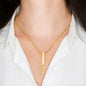 Personalized 4-Sided Bar Necklace | Custom Engraved Name, Date & Bible Verse Necklace | Bridesmaid Gift