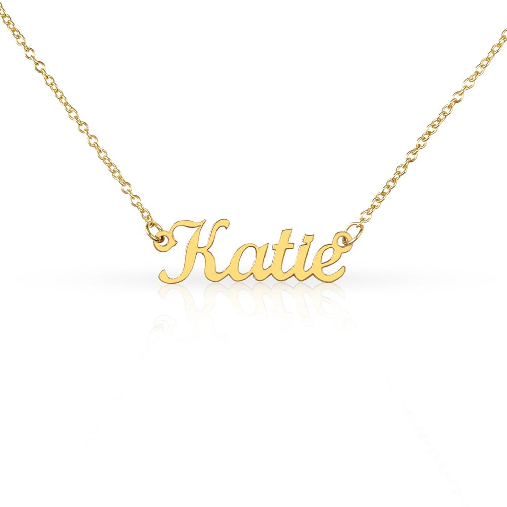 Custom Personalized Name Necklace - Cursive Design