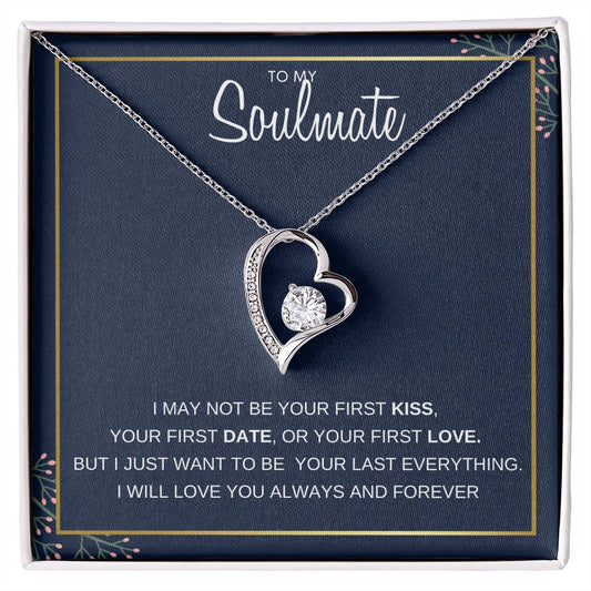 To My Soulmate |  I Love You Always & Forever Love Necklace