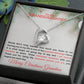 To My Granddaughter | Words Don't Express Forever Love Necklace