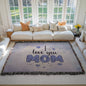 Woven Heirloom Blanket For Mom | I Love You Mom (Purple)