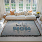 Woven Heirloom Blanket For Mom | I Love You Mom (Blue)