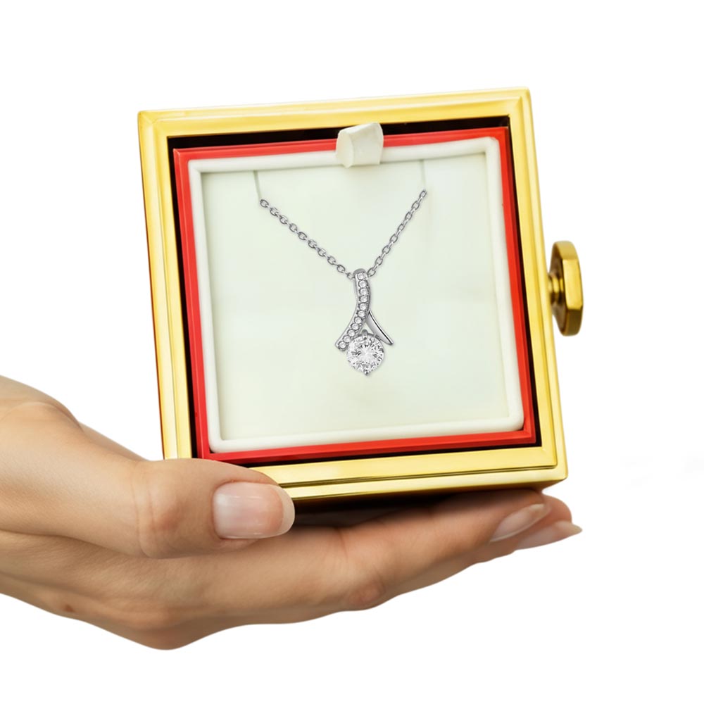 Rose Treasure Box with Alluring Beauty Necklace