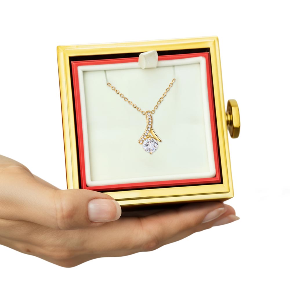 Rose Treasure Box with Alluring Beauty Necklace